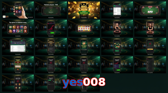 Main screen of Yes008 bet page for PK players